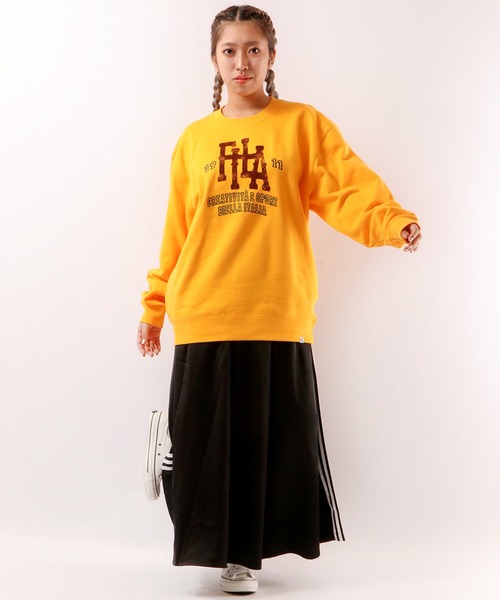 【セール】FILA 韓国 カレッジロゴ MLB ベースボール プリント 裏毛 スウェットトレーナー（スウェット）｜FILA HERITAGE（フィラヘリテージ）