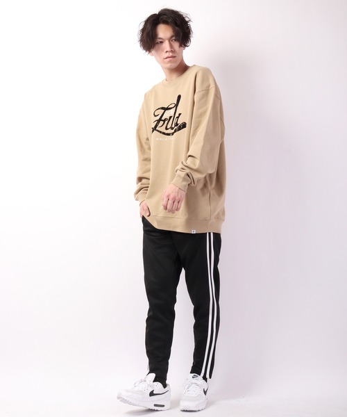 【セール】FILA 韓国 カレッジロゴ MLB ベースボール プリント 裏毛 スウェットトレーナー（スウェット）｜FILA HERITAGE（フィラヘリテージ）