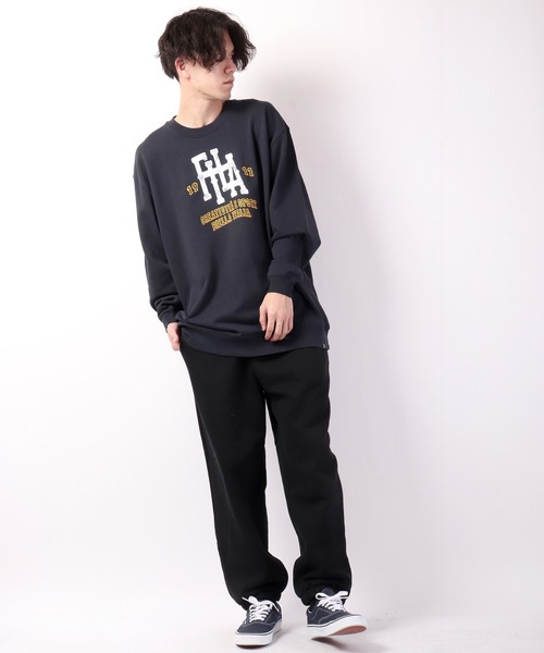 【セール】FILA 韓国 カレッジロゴ MLB ベースボール プリント 裏毛 スウェットトレーナー（スウェット）｜FILA HERITAGE（フィラヘリテージ）