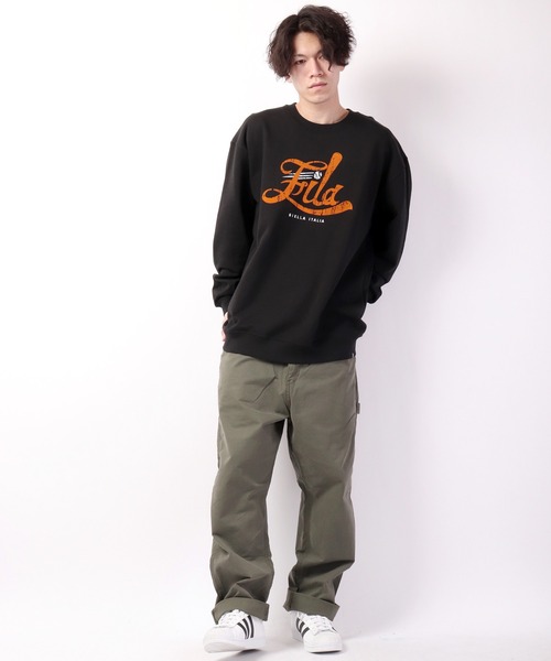 【セール】FILA 韓国 カレッジロゴ MLB ベースボール プリント 裏毛 スウェットトレーナー（スウェット）｜FILA HERITAGE（フィラヘリテージ）