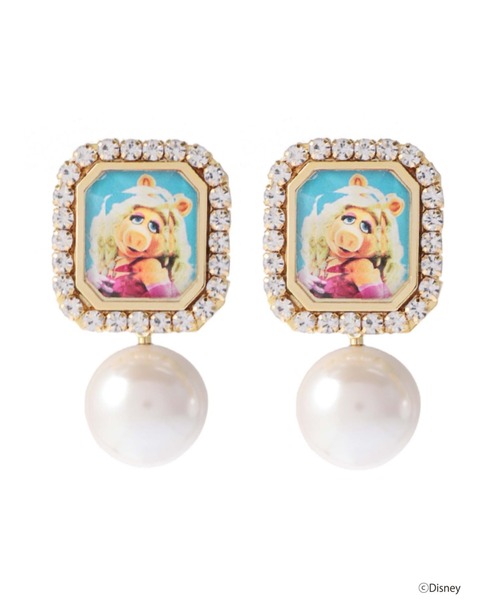 PAMEO POSE（パメオポーズ）の「Miss Piggy / Earrings（イヤリング・レディース・ホワイト・FREE）」の2枚目の写真