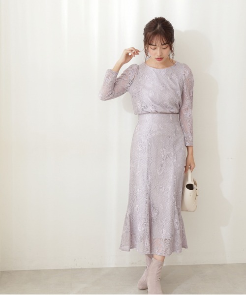 PROPORTION BODY DRESSING（プロポーションボディドレッシング）の「ギャザースリーブレースブラウス / 1212110104（シャツ/ブラウス・レディース・ライトグリーン/パープル/ホワイト系その他・SMALL/MEDIUM）」の17枚目の写真