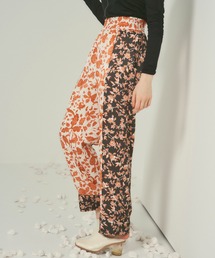 【セットアップ対応】ヴィンテージフラワーワイドパジャマパンツ /ウォッシャブル