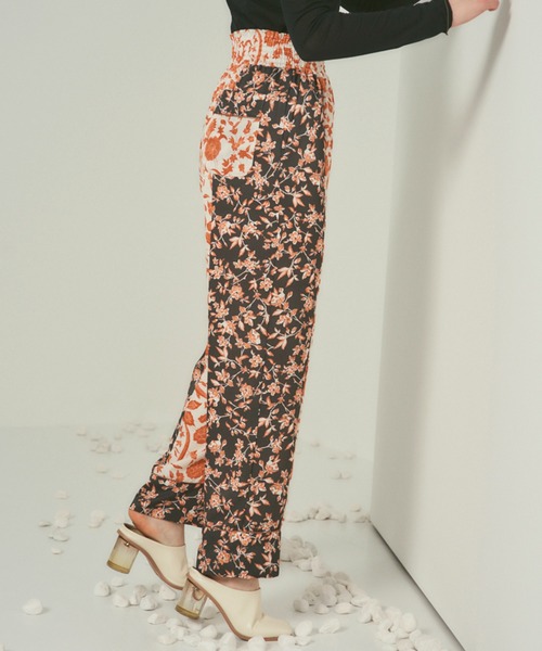 PUBLIC TOKYO(パブリックトウキョウ)の「【セットアップ対応】ヴィンテージフラワーワイドパジャマパンツ /ウォッシャブル(その他パンツ・レディース・オレンジ/ブルー・FREE)」の15枚目の写真