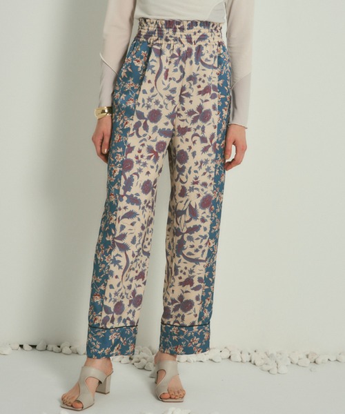 PUBLIC TOKYO(パブリックトウキョウ)の「【セットアップ対応】ヴィンテージフラワーワイドパジャマパンツ /ウォッシャブル(その他パンツ・レディース・オレンジ/ブルー・FREE)」の16枚目の写真