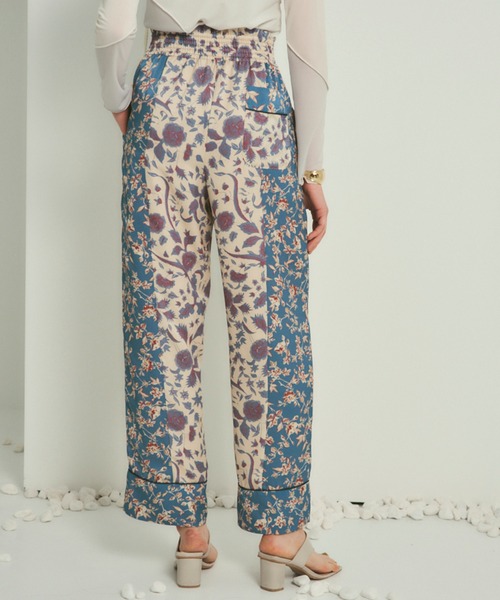 PUBLIC TOKYO(パブリックトウキョウ)の「【セットアップ対応】ヴィンテージフラワーワイドパジャマパンツ /ウォッシャブル(その他パンツ・レディース・オレンジ/ブルー・FREE)」の19枚目の写真