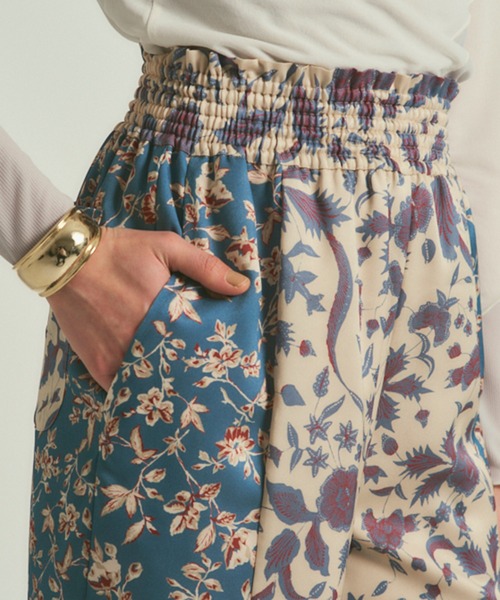 PUBLIC TOKYO(パブリックトウキョウ)の「【セットアップ対応】ヴィンテージフラワーワイドパジャマパンツ /ウォッシャブル(その他パンツ・レディース・オレンジ/ブルー・FREE)」の14枚目の写真