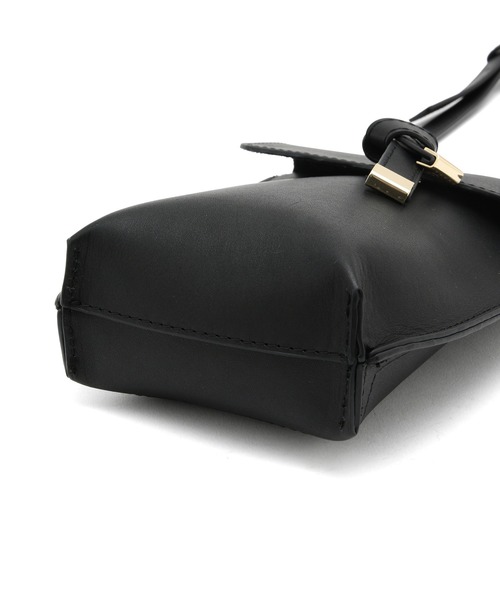 VIS（ビス）の「【アップサイクル】レザーミニミニショルダーバッグ（ショルダーバッグ・レディース・ブラック/ブラウン/グレー系その他/イエロー系その他/イエロー系その他4・FREE）」の16枚目の写真