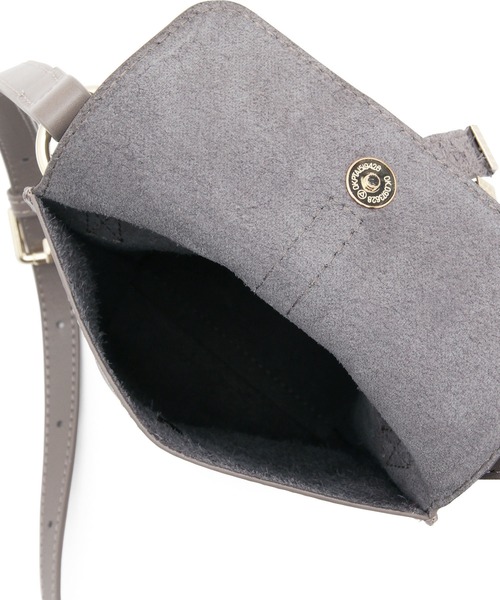 VIS（ビス）の「【アップサイクル】レザーミニミニショルダーバッグ（ショルダーバッグ・レディース・ブラック/ブラウン/グレー系その他/イエロー系その他/イエロー系その他4・FREE）」の18枚目の写真