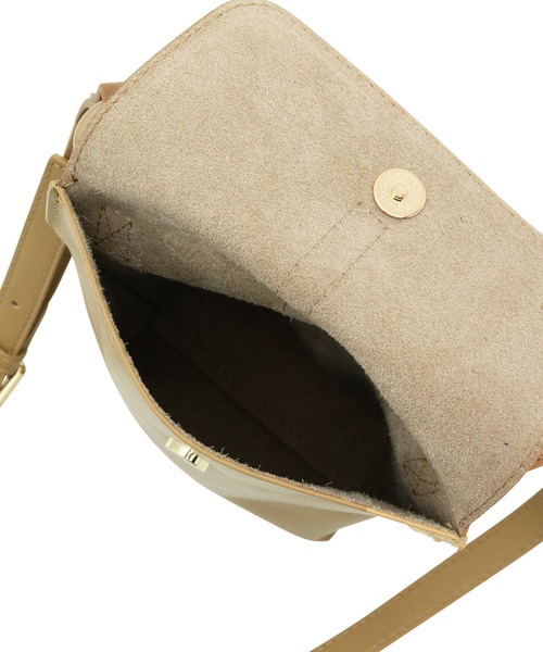 VIS（ビス）の「【アップサイクル】レザーミニミニショルダーバッグ（ショルダーバッグ・レディース・ブラック/ブラウン/グレー系その他/イエロー系その他/イエロー系その他4・FREE）」の19枚目の写真