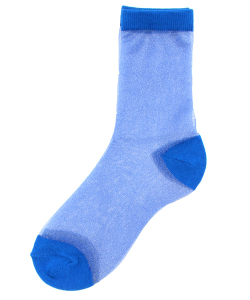 WEGO（ウィゴー）の「WEGO/カラーシースルーソックス（ソックス/靴下・レディース・ホワイト/ブラック/ブルー/ピンク・FREE）」の3枚目の写真