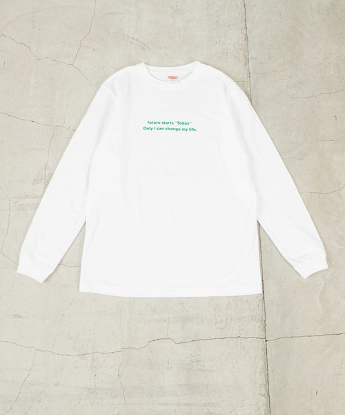 ANGIE(アンジー)の「【UNITED ATHLE】メッセージカラーロゴプリントロンT(Tシャツ/カットソー・レディース・ホワイト×グリーン/ホワイト×ブラック/スミクロ/ホワイト×ブルー/ダークグリーン/ホワイト×レッド・MEDIUM/LARGE)」の20枚目の写真