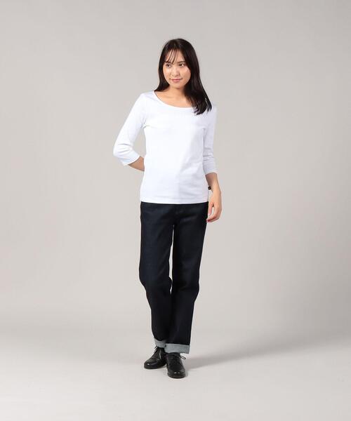 agnes b.（アニエスベー）の「JG13 TS コットンカットソー（Tシャツ/カットソー・レディース・ホワイト・2/1/3）」の3枚目の写真