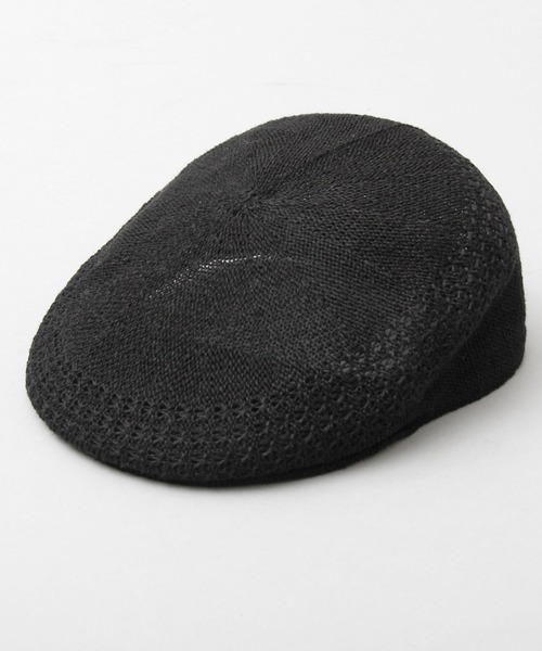 Basiquenti（ベーシックエンティ）の「麻混 サーモハンチング（ハンチング/ベレー帽・メンズ・ブラック/ベージュ/ネイビー/カーキ・FREE）」の7枚目の写真
