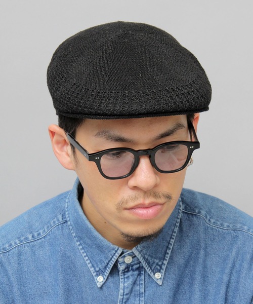 Dogs ブラック ベレー帽 ハンチング帽 KOHH THE H.W.DOG&CO. / ザ エイチ ダブリュー ドッグ アンド コー