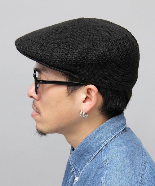 Basiquenti（ベーシックエンティ）の「麻混 サーモハンチング（ハンチング/ベレー帽・メンズ・ブラック/ベージュ/ネイビー/カーキ・FREE）」の10枚目の写真