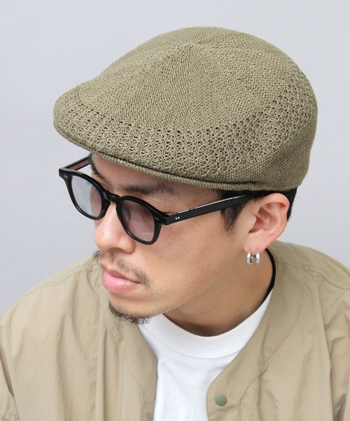 Basiquenti（ベーシックエンティ）の「麻混 サーモハンチング（ハンチング/ベレー帽・メンズ・ブラック/ベージュ/ネイビー/カーキ・FREE）」の8枚目の写真