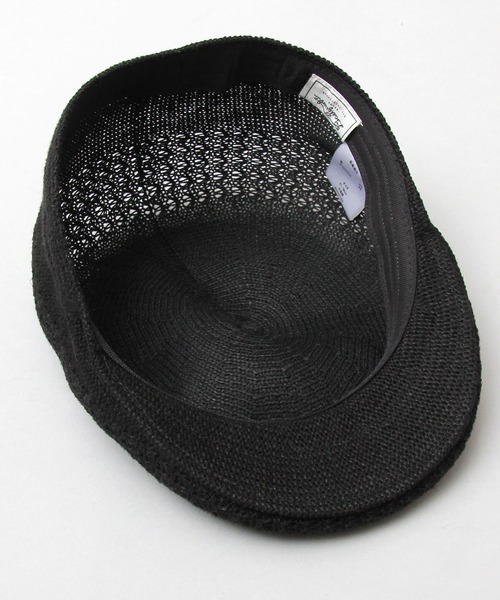 Basiquenti（ベーシックエンティ）の「麻混 サーモハンチング（ハンチング/ベレー帽・メンズ・ブラック/ベージュ/ネイビー/カーキ・FREE）」の6枚目の写真