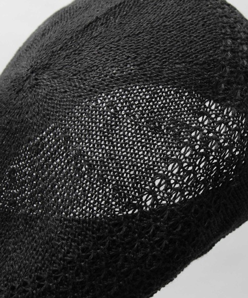 Basiquenti（ベーシックエンティ）の「麻混 サーモハンチング（ハンチング/ベレー帽・メンズ・ブラック/ベージュ/ネイビー/カーキ・FREE）」の20枚目の写真