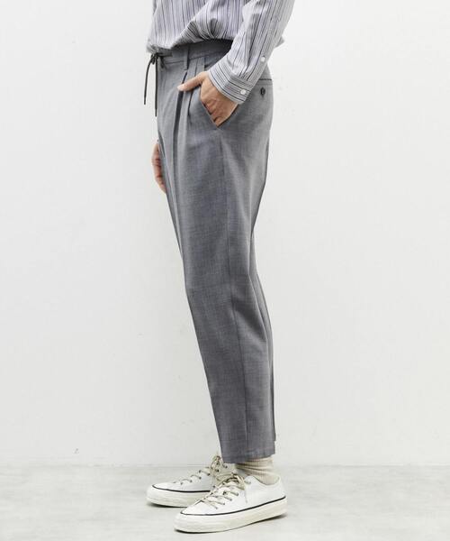 MEN'S MELROSE（メンズメルローズ）の「2wayTWギャバジンツータックパンツ（その他パンツ・メンズ・ブラック/グレー・S/M/L）」の11枚目の写真
