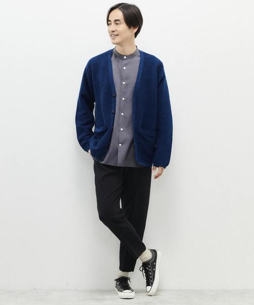 MEN'S MELROSE（メンズメルローズ）の「2wayTWギャバジンツータックパンツ（その他パンツ・メンズ・ブラック/グレー・S/M/L）」の3枚目の写真