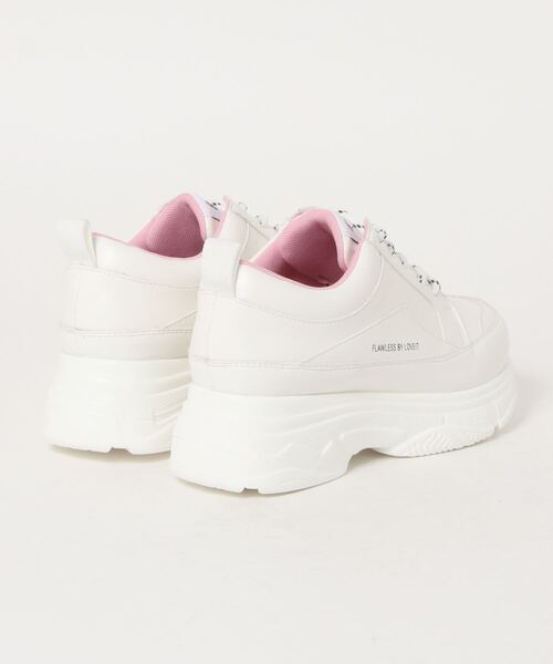 by LOVEiT(バイラビット)の「厚底スニーカー(スニーカー・キッズ・ブラック/オフホワイト・23cm/21cm/24cm/22cm)」の6枚目の写真