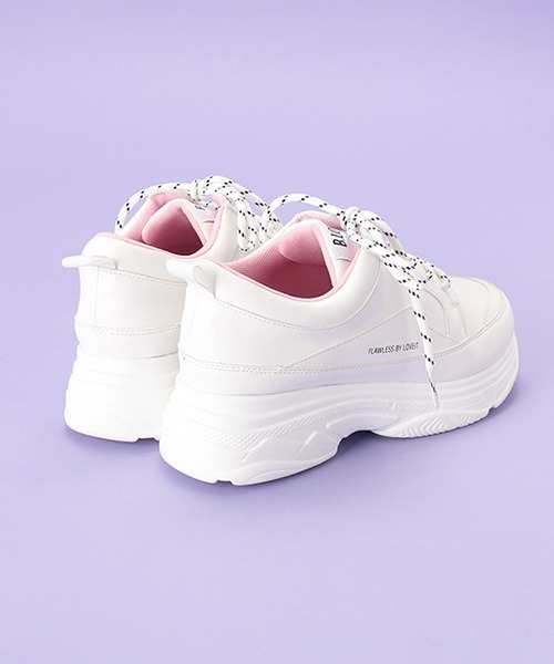 by LOVEiT(バイラビット)の「厚底スニーカー(スニーカー・キッズ・ブラック/オフホワイト・23cm/21cm/24cm/22cm)」の8枚目の写真