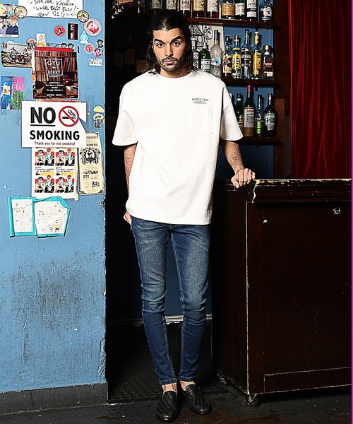 RATTLE TRAP(ラトルトラップ)の「バックプリントTシャツ(Tシャツ/カットソー・メンズ・ホワイト/ブラック・S/M/L)」の4枚目の写真