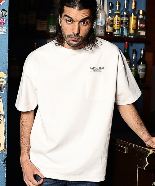 RATTLE TRAP(ラトルトラップ)の「バックプリントTシャツ(Tシャツ/カットソー・メンズ・ホワイト/ブラック・S/M/L)」の14枚目の写真