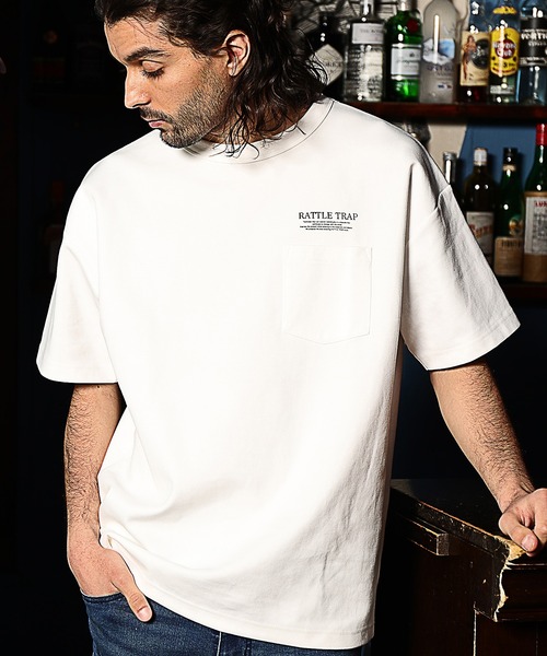 RATTLE TRAP(ラトルトラップ)の「バックプリントTシャツ(Tシャツ/カットソー・メンズ・ホワイト/ブラック・S/M/L)」の10枚目の写真