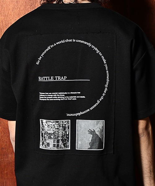 RATTLE TRAP(ラトルトラップ)の「バックプリントTシャツ(Tシャツ/カットソー・メンズ・ホワイト/ブラック・S/M/L)」の7枚目の写真