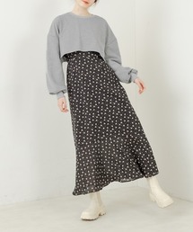 OLIVE des OLIVE | ショートトップス×キャミワンピset(ワンピース)