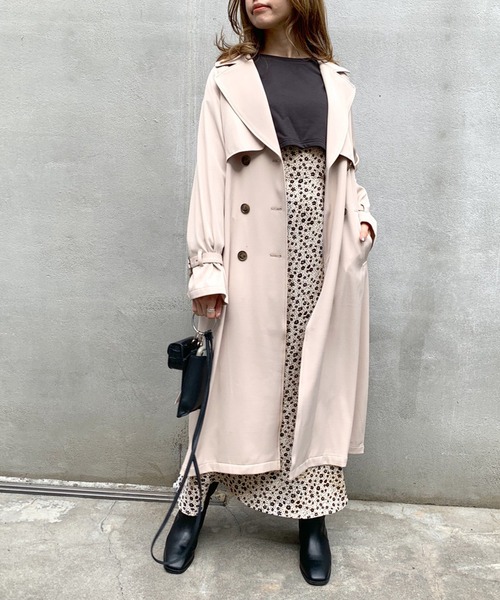 OLIVE des OLIVE（オリーブデオリーブ）の「ショートトップス×キャミワンピset（ワンピース・レディース・ブラック/ミント/アイボリー・FREE）」の4枚目の写真