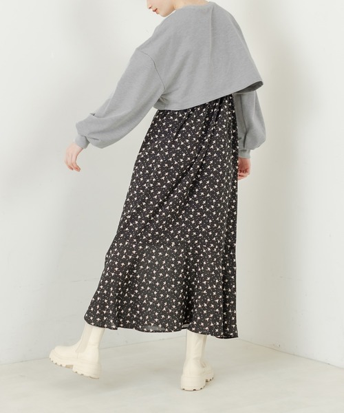 OLIVE des OLIVE（オリーブデオリーブ）の「ショートトップス×キャミワンピset（ワンピース・レディース・ブラック/ミント/アイボリー・FREE）」の17枚目の写真