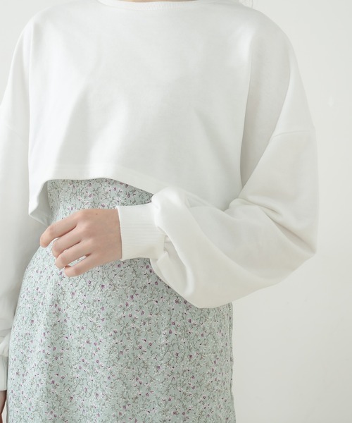 OLIVE des OLIVE（オリーブデオリーブ）の「ショートトップス×キャミワンピset（ワンピース・レディース・ブラック/ミント/アイボリー・FREE）」の15枚目の写真