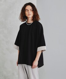 tk.TAKEO KIKUCHI | 【WEB限定】ハイショクカットソー(ネックレスセット)(Tシャツ/カットソー)