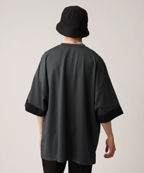 tk.TAKEO KIKUCHI(ティーケータケオキクチ)の「◆【WEB限定】ハイショクカットソー(ネックレスセット)(Tシャツ/カットソー・メンズ・ブラック/ブルー/ホワイト・88)」の10枚目の写真
