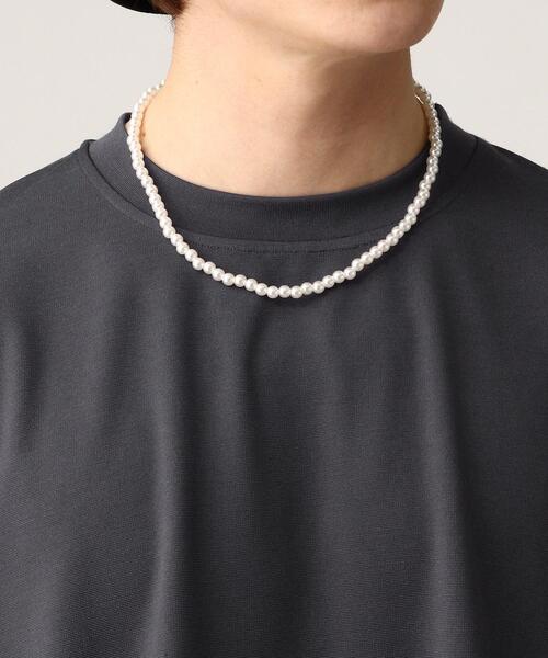 tk.TAKEO KIKUCHI(ティーケータケオキクチ)の「◆【WEB限定】ハイショクカットソー(ネックレスセット)(Tシャツ/カットソー・メンズ・ブラック/ブルー/ホワイト・88)」の11枚目の写真