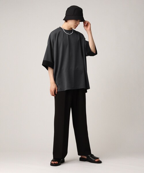 tk.TAKEO KIKUCHI(ティーケータケオキクチ)の「◆【WEB限定】ハイショクカットソー(ネックレスセット)(Tシャツ/カットソー・メンズ・ブラック/ブルー/ホワイト・88)」の22枚目の写真