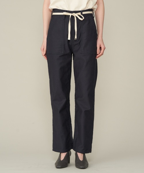 AMERICAN HOLIC（アメリカンホリック）の「ベルト付きベーカーパンツ（カーゴパンツ・レディース・カーキ/ネイビー・S/M/L）」の2枚目の写真