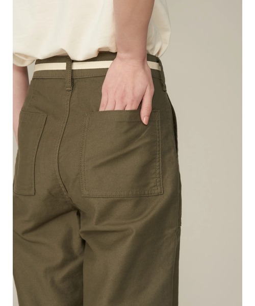 AMERICAN HOLIC（アメリカンホリック）の「ベルト付きベーカーパンツ（カーゴパンツ・レディース・カーキ/ネイビー・S/M/L）」の6枚目の写真