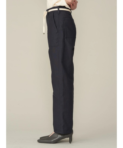 AMERICAN HOLIC（アメリカンホリック）の「ベルト付きベーカーパンツ（カーゴパンツ・レディース・カーキ/ネイビー・S/M/L）」の7枚目の写真