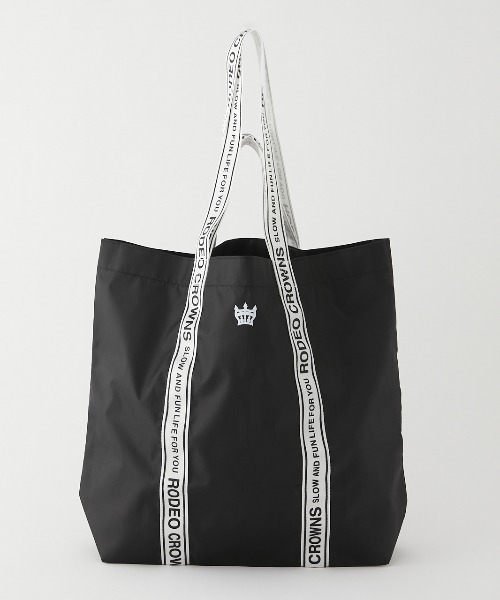 RODEO CROWNS WIDE BOWL（ロデオクラウンズワイドボウル）の「COLOR SHOPPING TOTE（エコバッグ/サブバッグ・レディース・ブラック/ピンク/ライム/オレンジ/ブルー・FREE）」の10枚目の写真