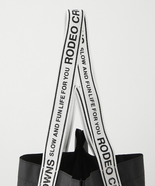 RODEO CROWNS WIDE BOWL（ロデオクラウンズワイドボウル）の「COLOR SHOPPING TOTE（エコバッグ/サブバッグ・レディース・ブラック/ピンク/ライム/オレンジ/ブルー・FREE）」の14枚目の写真