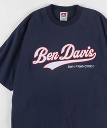 【BEN DAVIS/ベンデイビス】★限定カラー★スタジアムカレッジロゴ ワッペン ビッグTシャツ/チームカレッジロゴT