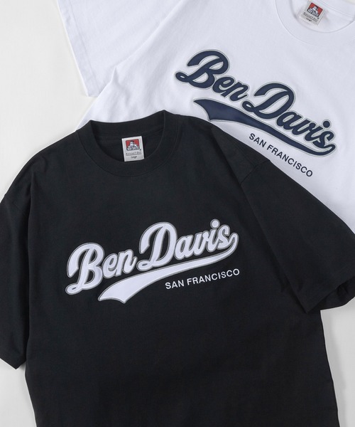 BEN DAVIS（ベンデイビス）の「【BEN DAVIS/ベンデイビス】★限定カラー★スタジアムカレッジロゴ ワッペン ビッグTシャツ/チームカレッジロゴT（Tシャツ/カットソー・メンズ・ホワイト/アッシュグレー/ブラック/ネイビー/グリーン・M/L/XL）」の22枚目の写真