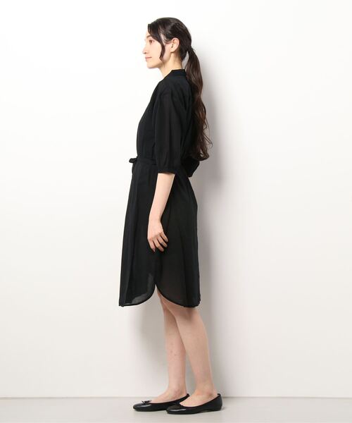 HONEYSUCKLE ROSE（ハニーサックルローズ）の「【HONEYSUCKLE ROSE】ローンワンピース（シャツワンピース・レディース・グリーン/ベージュ/パープル/ブラック・M/L）」の6枚目の写真