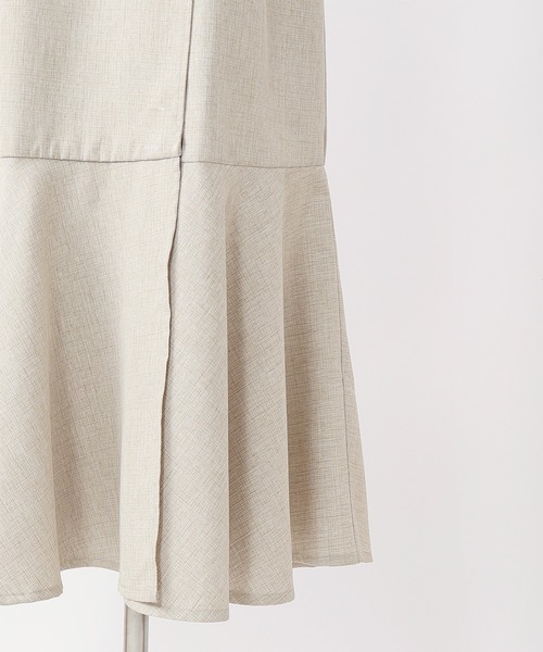 one after another NICE CLAUP（ワンアフターアナザーナイスクラップ）の「トレンチノースリーブワンピース（ワンピース・レディース・ブラウン/ベージュ・FREE）」の7枚目の写真