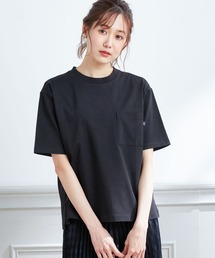 【UVカット・接触冷感】オーガニックコットンモックネックTシャツ