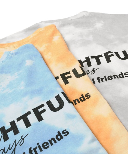 GLAZOS(グラソス)の「天竺・接触冷感ドロップショルダータイダイロゴプリント半袖Tシャツ【セットアップ対応】(Tシャツ/カットソー・キッズ・グレー/ブルー/オレンジ・150cm/140cm/160cm/170cm/130cm)」の20枚目の写真
